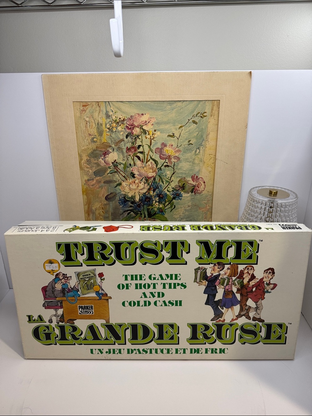 Vintage 1981 Trust Me Board Game / La Grande Ruse Parker Brothers